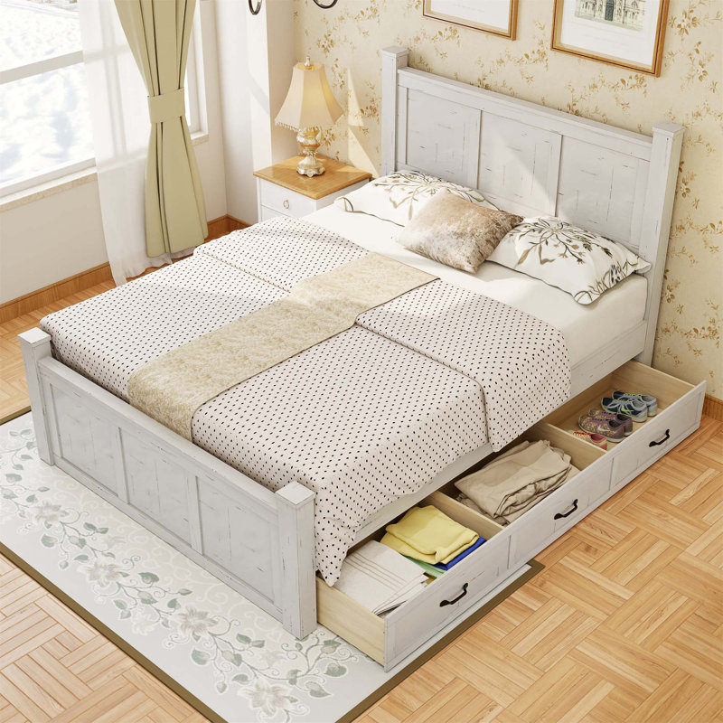 Square bed frame discount
